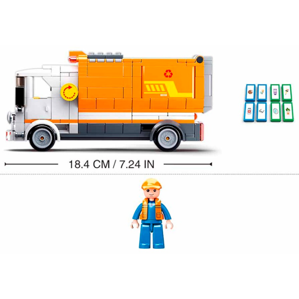 Конструктор Sluban Garbage Truck Классический/ Разноцветный photo 5