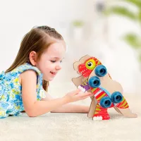 Constructor Quercetti Wood Dino Clasic/ Multicolor photo 6