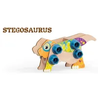 Constructor Quercetti Wood Dino Clasic/ Multicolor photo 9