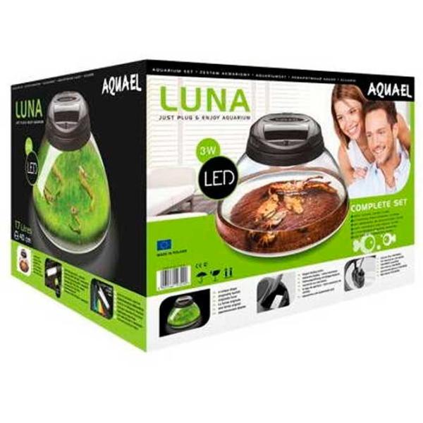 Аквариум Aquael Luna Black LT 17 л/ Черный photo 3