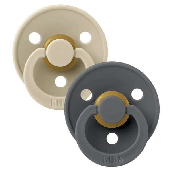 Соска круглая Bibs Colour 120415 Унисекс/ 6 месяцев - 18 месяцев/ Латекс/ Ваниль photo 5
