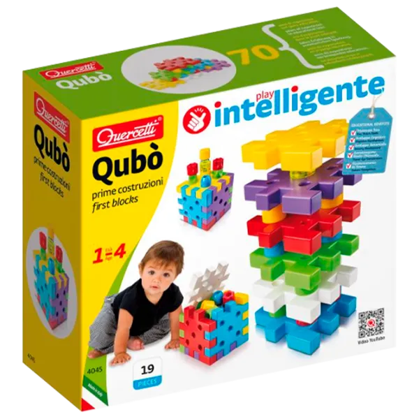 Конструктор Quercetti Qubo Классический/ Разноцветный photo 1