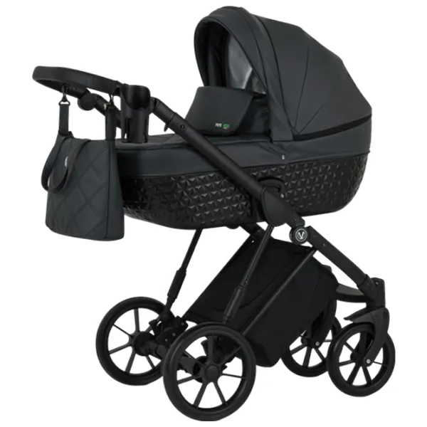 Детская коляска Verdi Pepe Eco 2024 NR6/ Черный photo 1