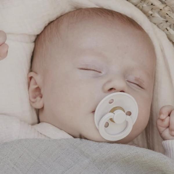 Suzetă cu tetina rotundă Bibs Colour 120358 Pentru fetițe/ 6 luni - 18 luni/ Latex/ Ivory photo 6