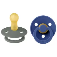 Соска круглая Bibs Colour 120434 Унисекс/ 6 месяцев - 18 месяцев/ Латекс/ Сосна