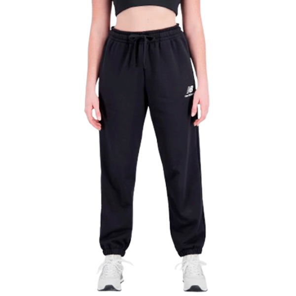 Pantaloni sportivi pentru femei New Balance Essentials Stacked Logo French Terry L/ Black photo 2 Pantaloni sportivi pentru femei New Balance Essentials Stacked Logo French Terry L/ Black photo 2