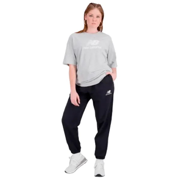 Pantaloni sportivi pentru femei New Balance Essentials Stacked Logo French Terry S/ Black photo 1 Pantaloni sportivi pentru femei New Balance Essentials Stacked Logo French Terry S/ Black photo 1