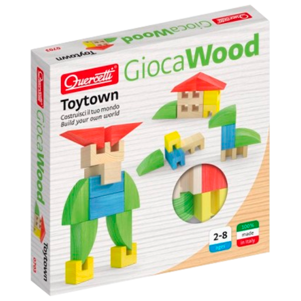 Конструктор Quercetti Toy Town Классический/ Разноцветный photo 1