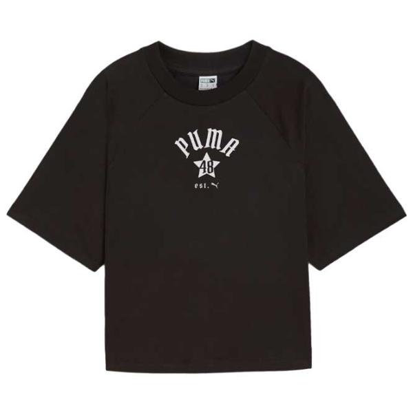 Tricou pentru femei Puma Play Loud Classics Relaxed Tee 100% bumbac/ Black photo 1