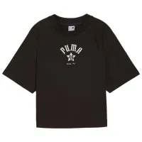 Tricou pentru femei Puma Play Loud Classics Relaxed Tee 100% bumbac/ Black