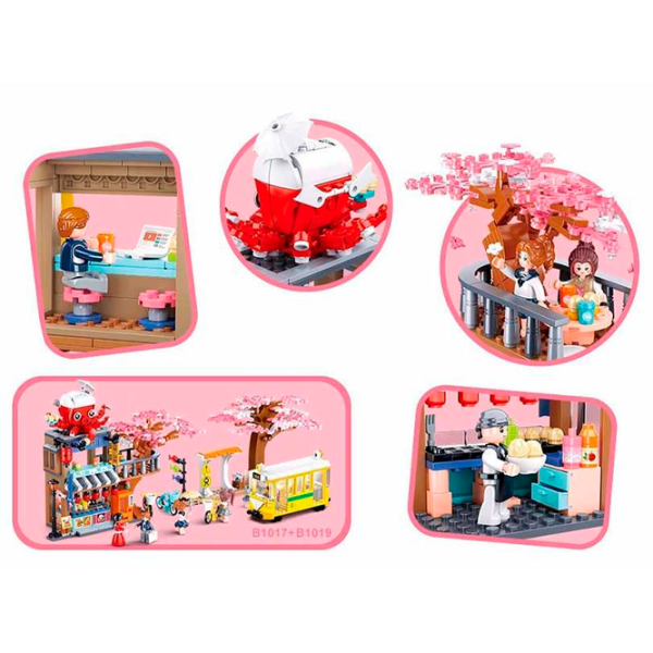 Конструктор Sluban Tako Yaki Main Store Классический/ Разноцветный photo 6