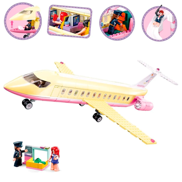 Constructor Sluban Luxurious Plane Clasic/ Multicolor photo 3
