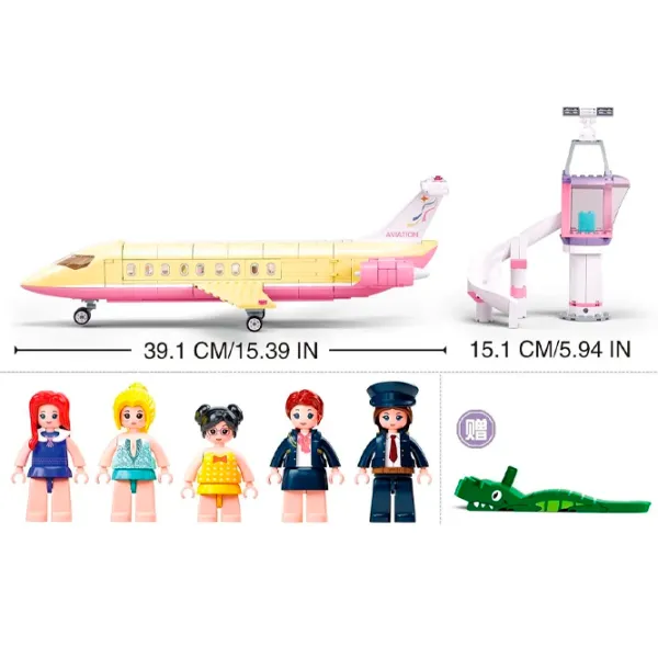 Constructor Sluban Luxurious Plane Clasic/ Multicolor photo 5