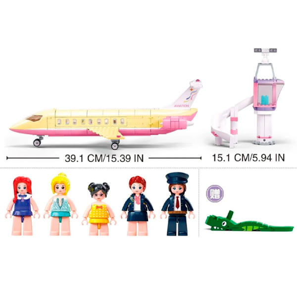 Constructor Sluban Luxurious Plane Clasic/ Multicolor photo 5