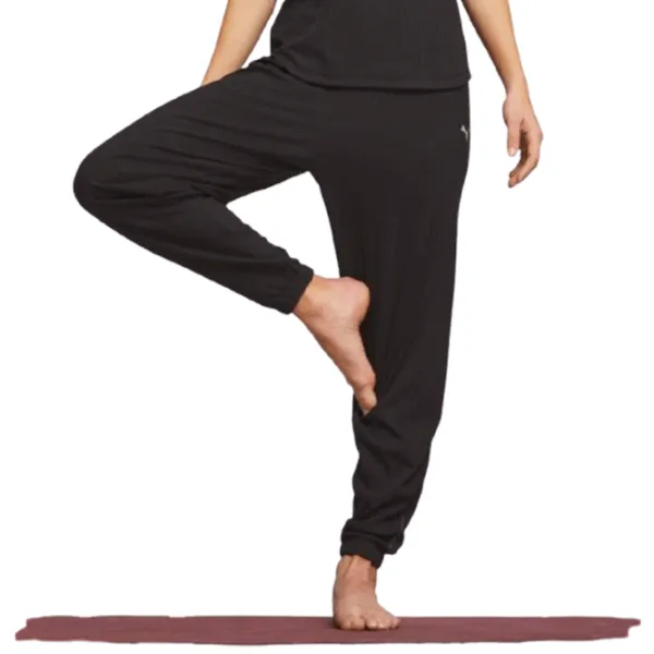 Pantaloni sportivi pentru femei Puma Studio Unwind Jogger XL/ Black photo 3