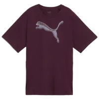 Tricou pentru femei Puma Evostripe Tee 35% vâscoză/ Bordo