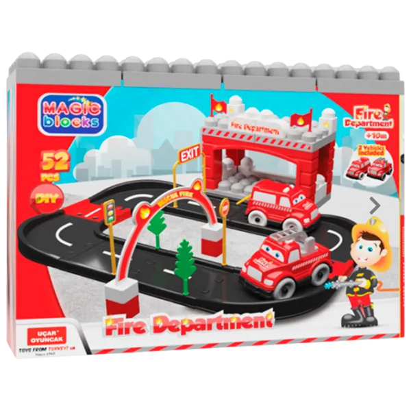 Constructor Ucar Toys Fire Depatment Clasic/ Multicolor photo 1