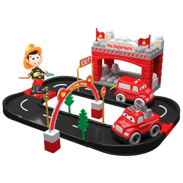 Constructor Ucar Toys Fire Depatment Clasic/ Multicolor photo 2