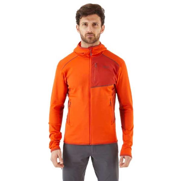 Jachetă pentru bărbați Rab Mid Hoody Firecracker Semi-sezon/ Orange photo 2
