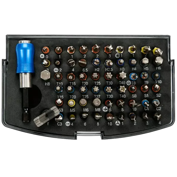 Набор бит Yato YT04624 Количество в наборе - 59 photo 1