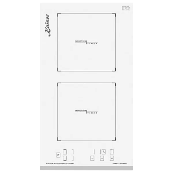 Plită încorporabilă cu inducție Kaiser KCT 3726 FI Vitroceramică/ White photo 1