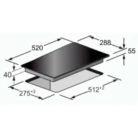 Plită încorporabilă cu inducție Kaiser KCT 3726 FI Vitroceramică/ White photo 4