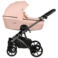 Детская коляска Tutis Viva 4 Luxury 2 in 1 062/ Розовый photo 4
