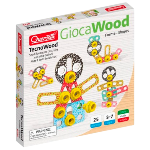 Constructor Quercetti Tecno Wood Clasic/ Multicolor photo 1