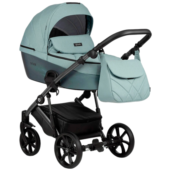 Детская коляска Tutis Viva 4 Luxury 2 in 1 063/ Синий photo 1