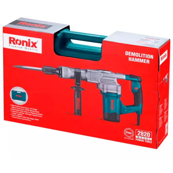 Ciocan demolator Ronix RONIX 2820 1100 W/ Blue photo 2