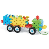 Constructor Quercetti Jumbo Peggy Vehicles Transport/ Multicolor photo 2