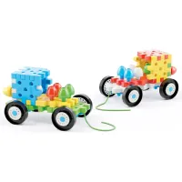Constructor Quercetti Jumbo Peggy Vehicles Transport/ Multicolor photo 4