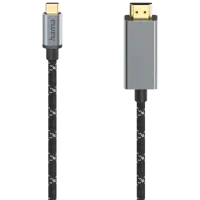 Кабель видео Hama USB Type-C + HDMI 1.5 м/ Черный