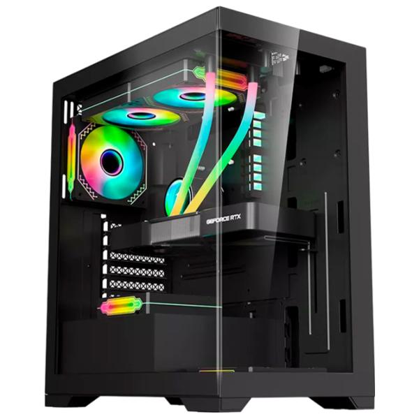 Carcasă 1STPLAYER Mi7 Mid Tower / Black photo 2