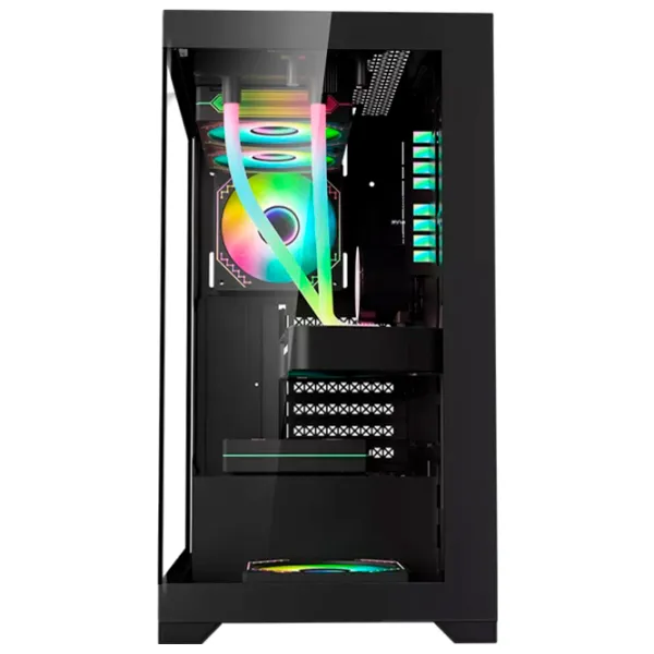 Carcasă 1STPLAYER Mi7 Mid Tower / Black photo 3