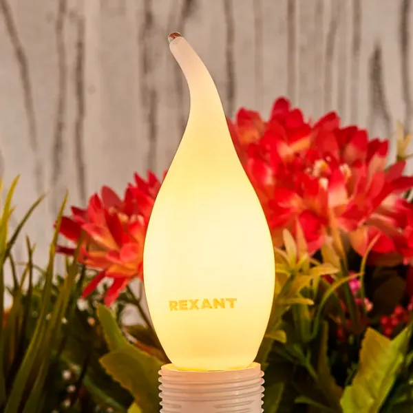 Bec LED cu filament Rexant CN37 604-113 E14/ 9.5 W/ 2700 K/ 950lm/ Yellow photo 4