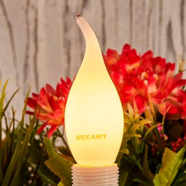 Bec LED cu filament Rexant CN37 604-113 E14/ 9.5 W/ 2700 K/ 950lm/ Yellow photo 4