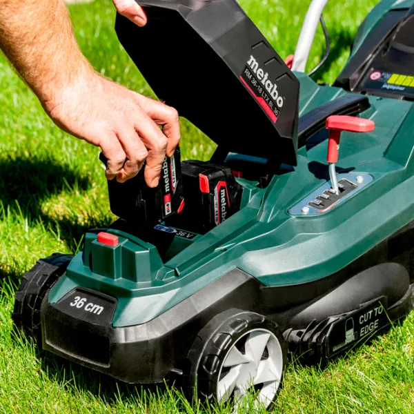 Mașină de tuns iarbă cu acumulator Metabo RM 36-18 LTX BL 36 Manual photo 4