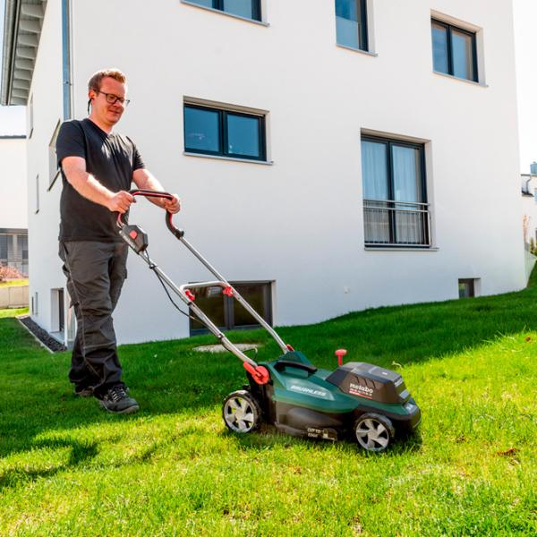 Mașină de tuns iarbă cu acumulator Metabo RM 36-18 LTX BL 36 Manual photo 6