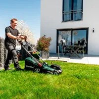 Газонокосилка аккумуляторный Metabo RM 36-18 LTX BL 36 Ручной photo 9