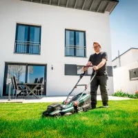 Газонокосилка аккумуляторный Metabo RM 36-18 LTX BL 36 Ручной photo 11