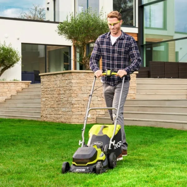 Газонокосилка аккумуляторный Ryobi RY18LM37A-140 Ручной photo 11