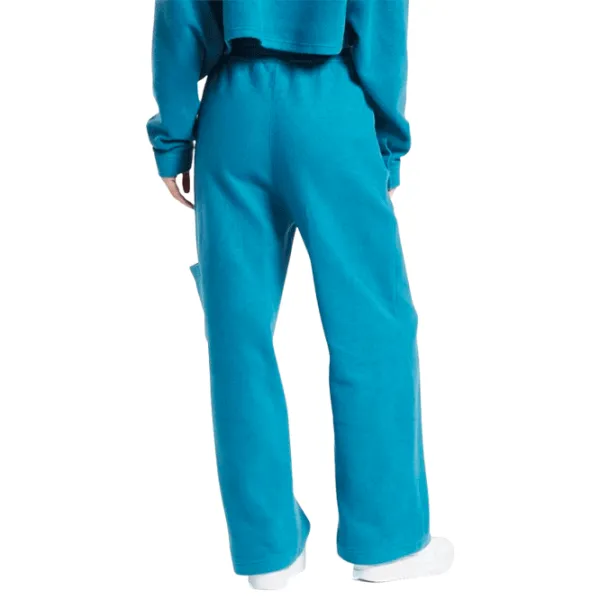 Pantaloni sportivi pentru femei Reebok CL WDE FL WIDE LEG PANT M/ Blue photo 3