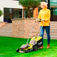 Mașină de tuns iarbă cu acumulator Ryobi RY18LMH37A-250 Manual photo 11