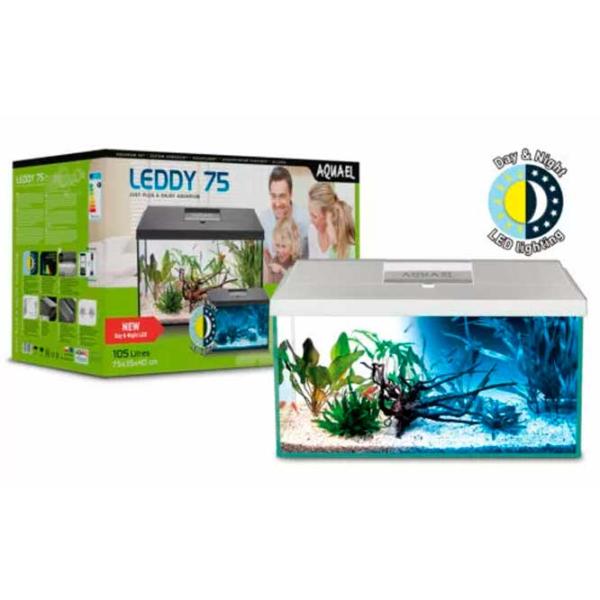 Аквариум Aquael LEDDY PLUS PAP-75 D&N LED 105 л/ Белый photo 2