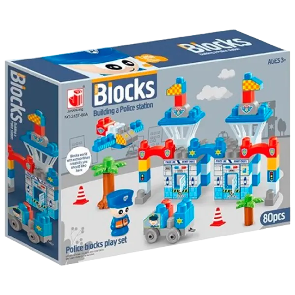 Конструктор Optmarket Police Play Set Классический/ Разноцветный photo 1
