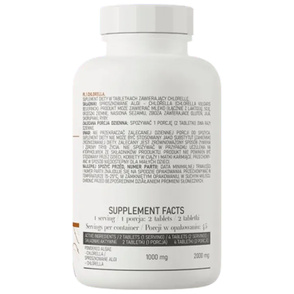 Витамины и минералы OstroVit Chlorella 90 tabs (5903246225815) 90 photo 3 Витамины и минералы OstroVit Chlorella 90 tabs (5903246225815) 90 photo 3