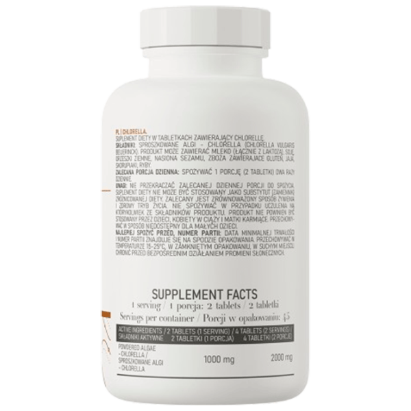 Витамины и минералы OstroVit Chlorella 90 tabs (5903246225815) 90 photo 3 Витамины и минералы OstroVit Chlorella 90 tabs (5903246225815) 90 photo 3
