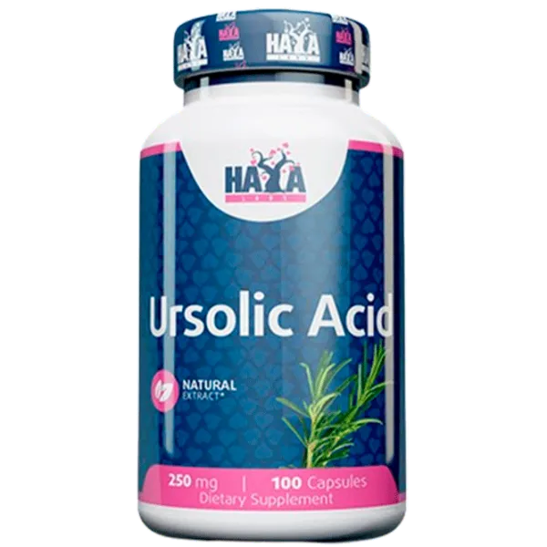 Витамины и минералы Haya Labs Ursolic Acid 250 mg 100 caps (853809007288) 100 капсул photo 1 Витамины и минералы Haya Labs Ursolic Acid 250 mg 100 caps (853809007288) 100 капсул photo 1