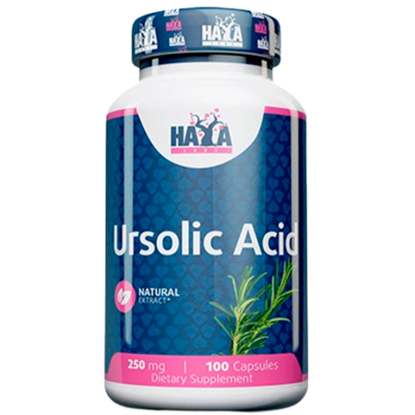 Витамины и минералы Haya Labs Ursolic Acid 250 mg 100 caps (853809007288) 100 капсул photo 1 Витамины и минералы Haya Labs Ursolic Acid 250 mg 100 caps (853809007288) 100 капсул photo 1